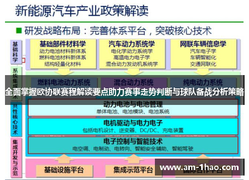 全面掌握欧协联赛程解读要点助力赛事走势判断与球队备战分析策略